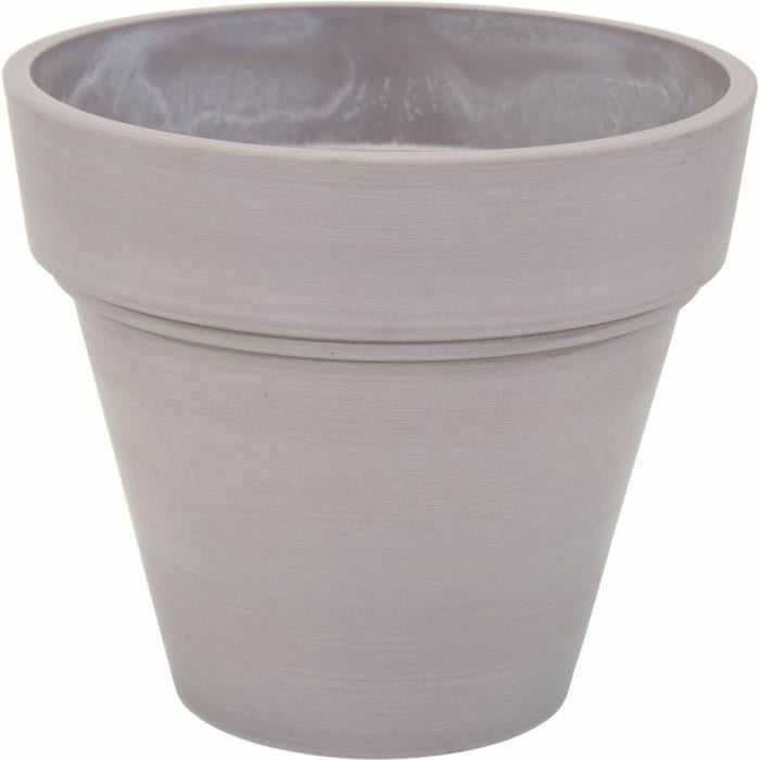 Саксия Mega Collections Ecostone Planter Кафяв Тъмнокафяв Пластмаса Рециклиран 35 cm 38 x 38 x 68 cm 35 x 30 cm