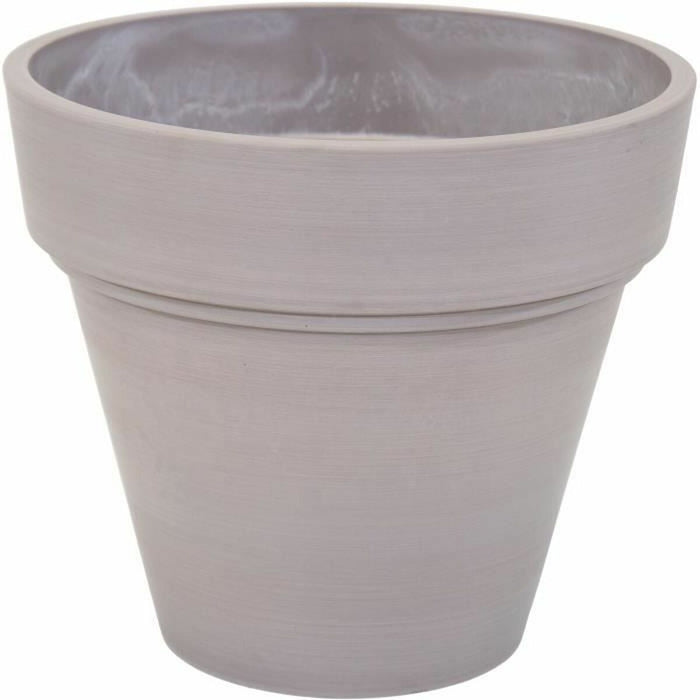 Саксия Mega Collections Ecostone Planter Кафяв Тъмнокафяв Пластмаса Рециклиран 43 x 43 x 74 cm 41 x 35 cm