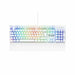 Механична клавиатура The G-Lab KEYZ RUBIDIUM Бял Azerty