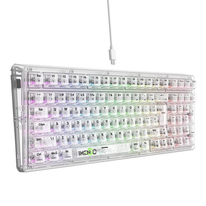 Механична гейминг клавиатура Havit KB875L RGB прозрачна