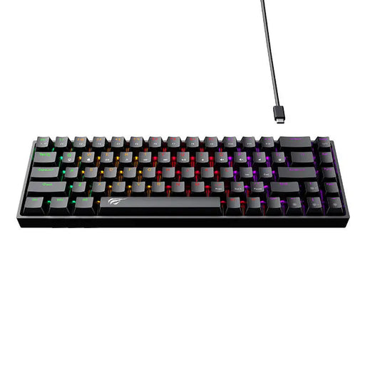 Механична гейминг клавиатура Havit KB881L RGB черна