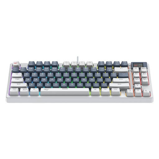 Механична гейминг клавиатура Havit KB884L RGB бяла