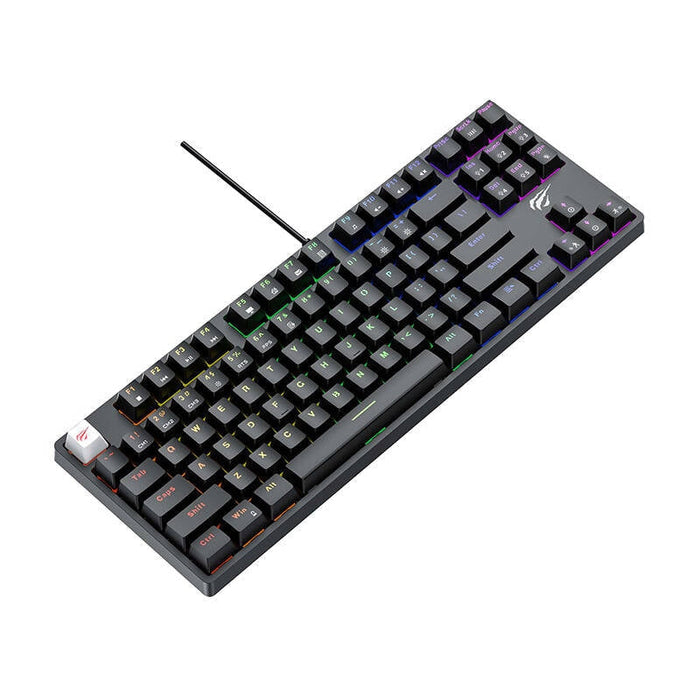 Механична гейминг клавиатура Havit KB890L RGB черна