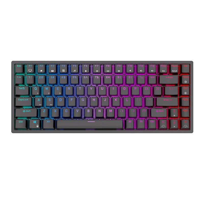 Механична клавиатура Royal Kludge RK84 RGB Brown switch черна | Купи от