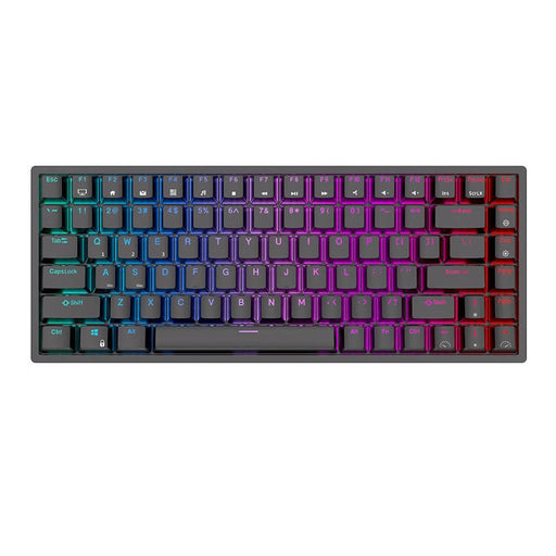 Механична клавиатура Royal Kludge RK84 RGB Red switch черна