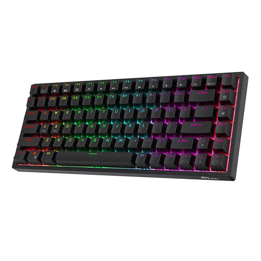 Механична клавиатура Royal Kludge RK84 RGB Red switch черна