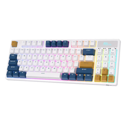Механична клавиатура Royal Kludge RK89 RGB Lemon switch бяла