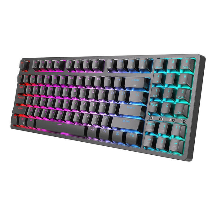 Механична клавиатура Royal Kludge RK92 RGB Red switch черна