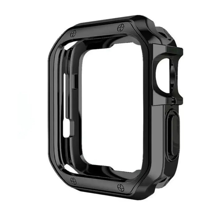 Мек здрав калъф за Apple Watch 42 mm (Series 1/2/3) - черен
