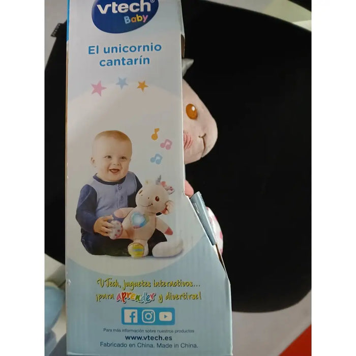 Мека играчка със звук Unicorn Vtech (ES) (20 x 28 x 12 cm)