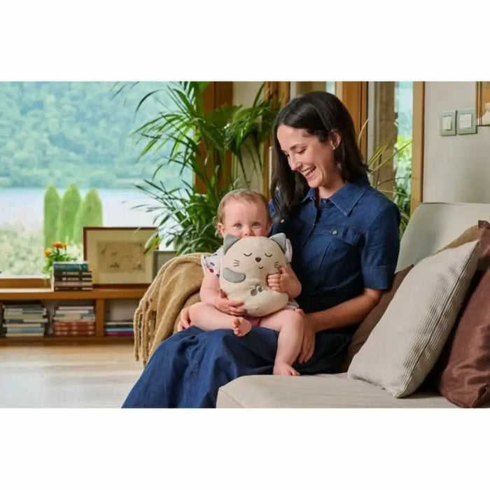 Мека играчка със звук Chicco Котка Бял