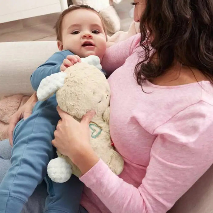 Мека играчка със звук Fisher-Price Заек Пластмаса