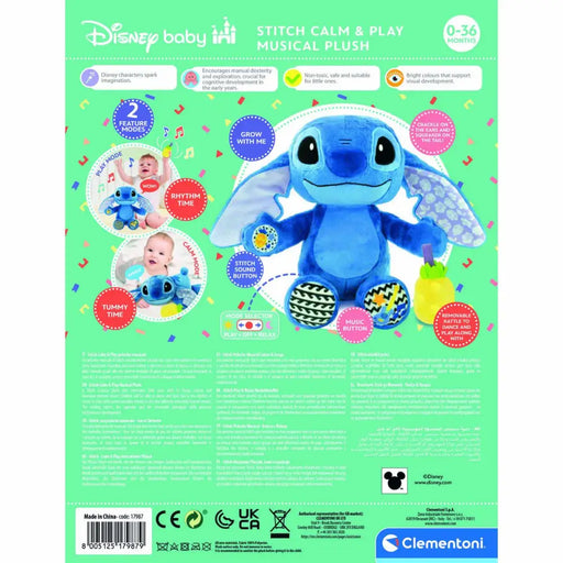 Мека играчка със звук Stitch Многоцветен (Многоцветен)