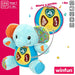 Мека играчка със звук Winfun Слон 17 x 17,5 x 10 cm (6 броя)