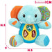 Мека играчка със звук Winfun Слон 17 x 17,5 x 10 cm (6 броя)