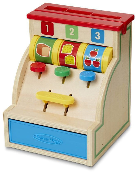 Дървена играчка Melissa & Doug - Детски касов апарат