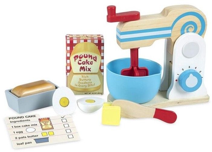 Детски дървен миксер Melissa & Doug - Направи десерт