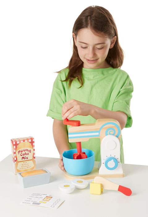 Детски дървен миксер Melissa & Doug - Направи десерт