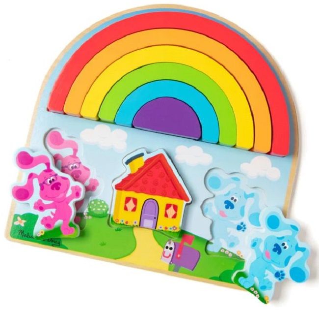 Дървен пъзел Melissa & Doug - Blue's Clues & You, Дъга