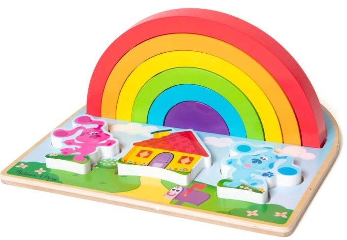 Дървен пъзел Melissa & Doug - Blue's Clues & You, Дъга