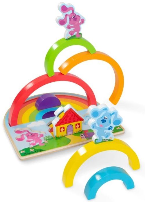 Дървен пъзел Melissa & Doug - Blue's Clues & You, Дъга