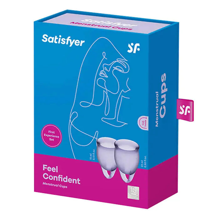 Менструална чашка Satisfyer Feel confident лилава