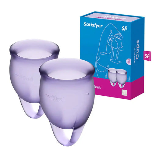 Менструална чашка Satisfyer Feel confident лилава