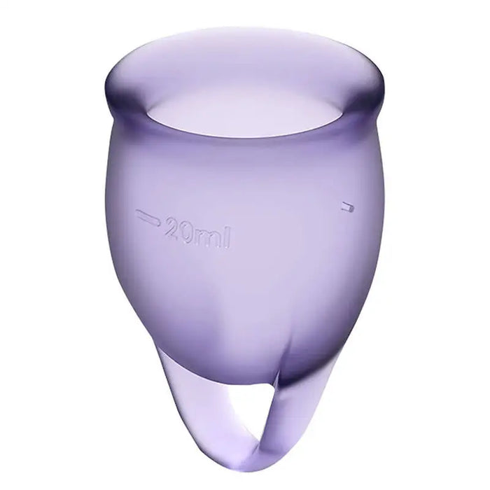 Менструална чашка Satisfyer Feel confident лилава