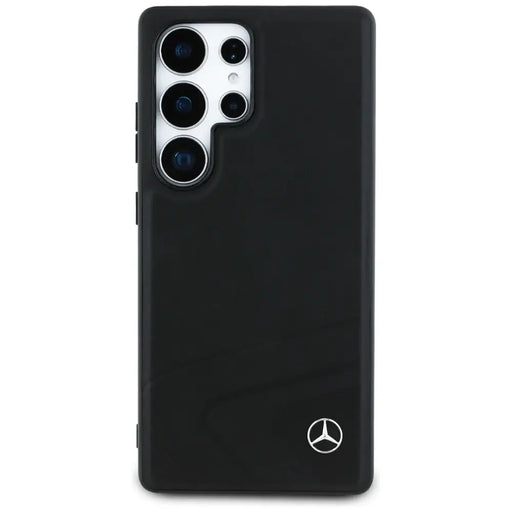 Mercedes Leather Horizontal Debossed Curves MagSafe Case