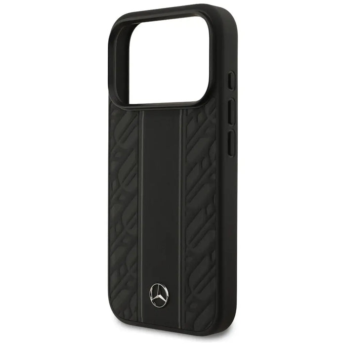 Mercedes Leather Laurel Leaves Stripes MagSafe Case