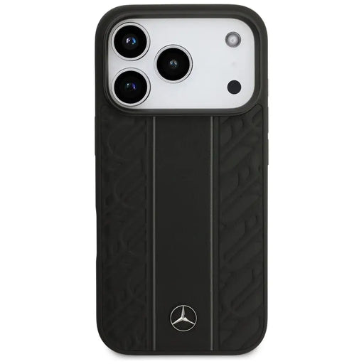 Mercedes Leather Laurel Leaves Stripes MagSafe Case