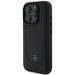 Mercedes Leather Urban Case за iPhone 16 Pro Max - черен