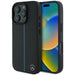 Mercedes MB Blue Line Leather MagSafe Case за iPhone 16 Pro
