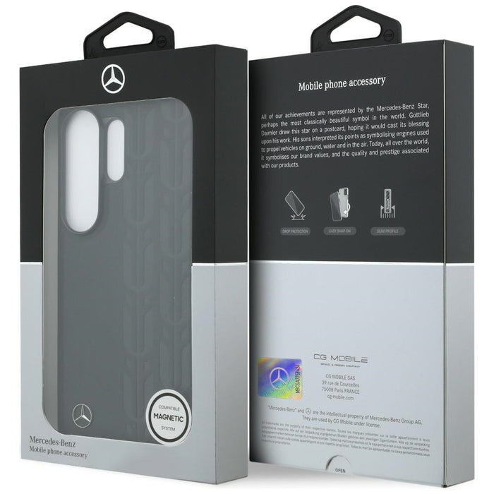 Кейс Mercedes Laurel Leaves MagSafe за Samsung Galaxy S26 Ultra - черен
