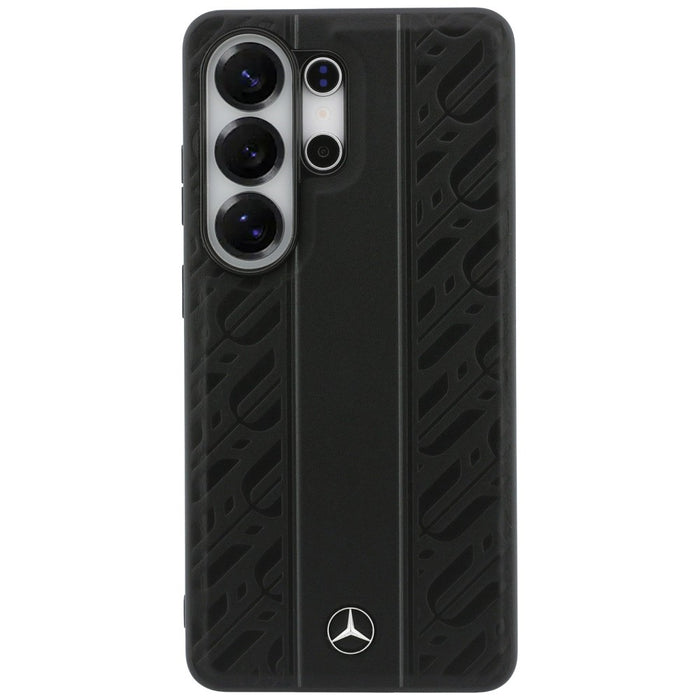 Калъф MagSafe с вертикални ивици Mercedes Laurel Leaves за Samsung Galaxy S26 Ultra - черен