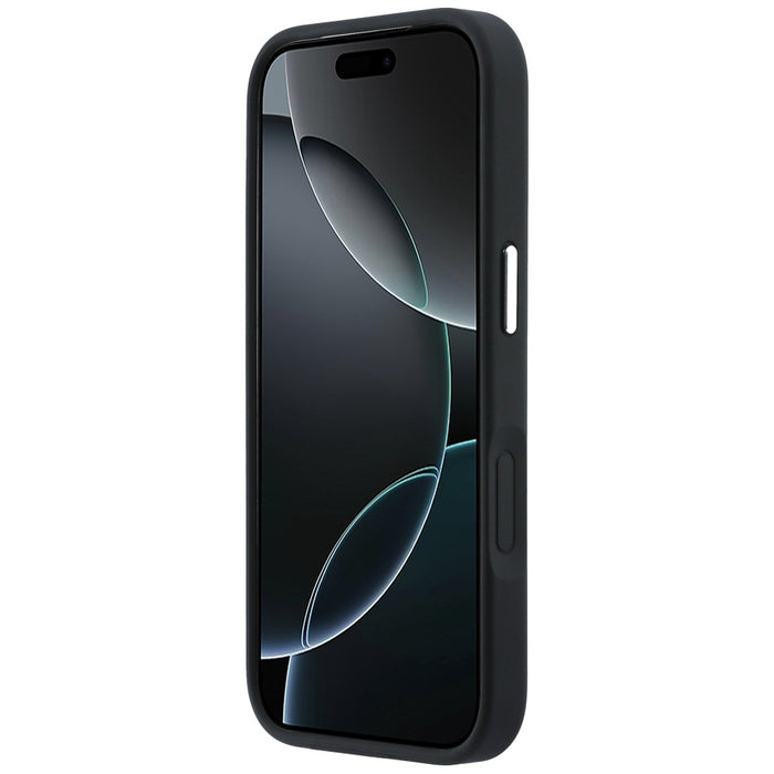 Кожен 3D MagSafe калъф Mercedes за iPhone 17 Pro - тъмносин