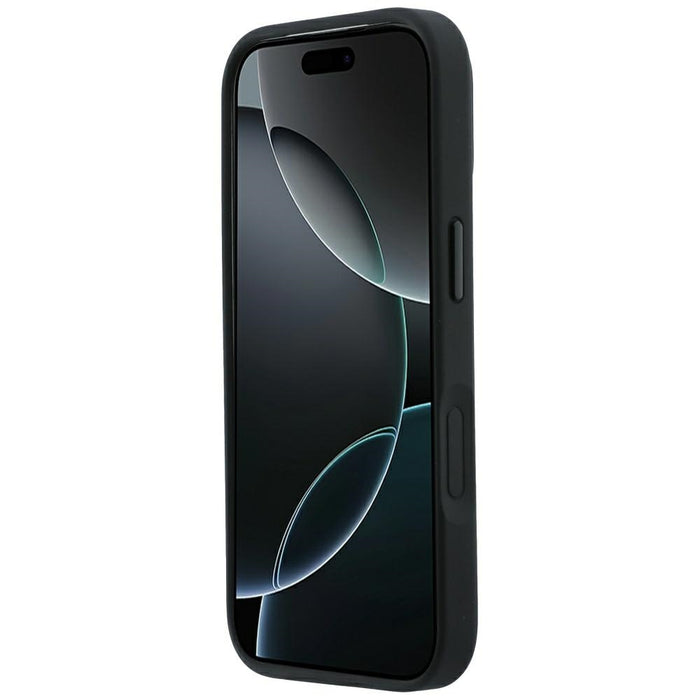 Кожен калъф Mercedes Crossed Lines MagSafe за iPhone 17 Pro / 18 Pro - черен
