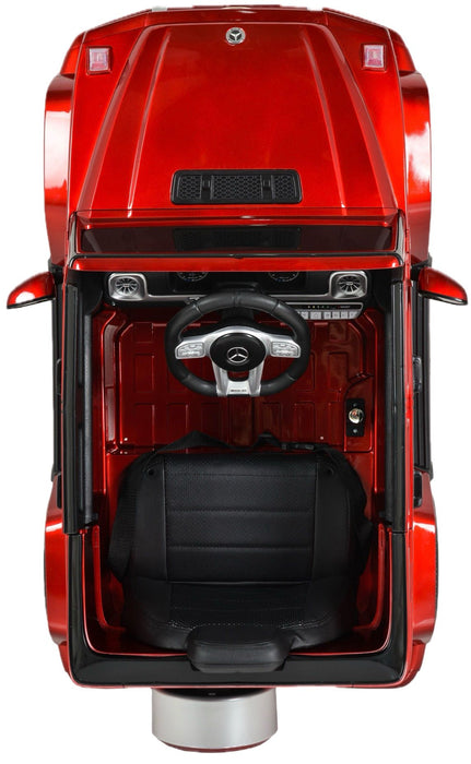Акумулаторна кола Mercedes - AMG G63, червен металик