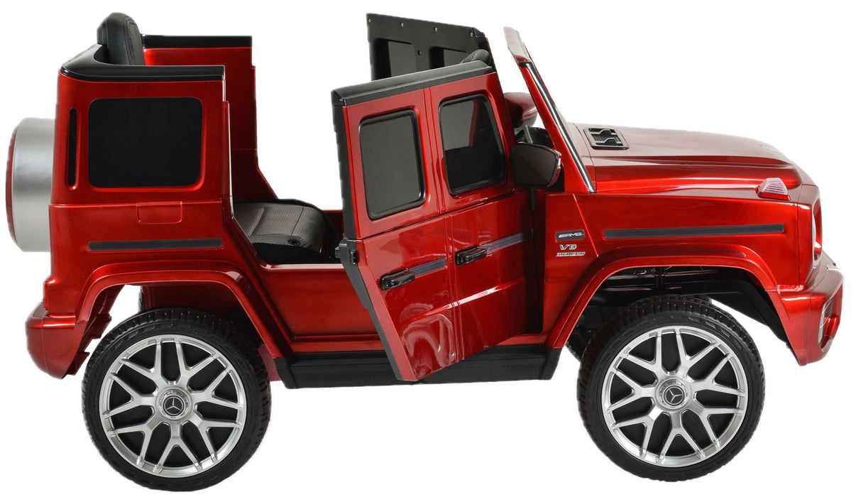 Акумулаторна кола Mercedes - AMG G63, червен металик