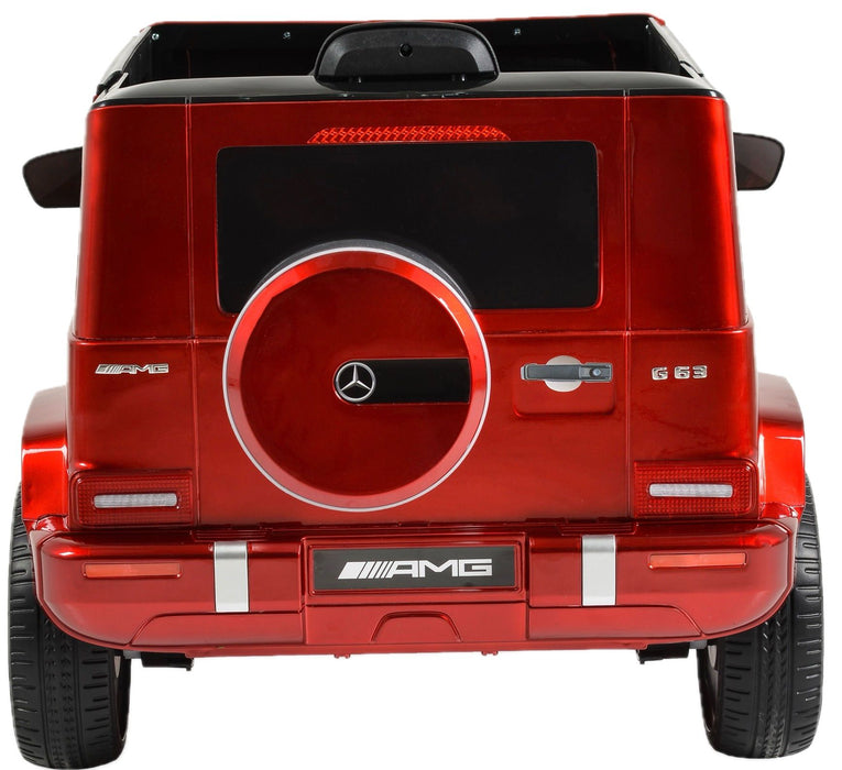 Акумулаторна кола Mercedes - AMG G63, червен металик