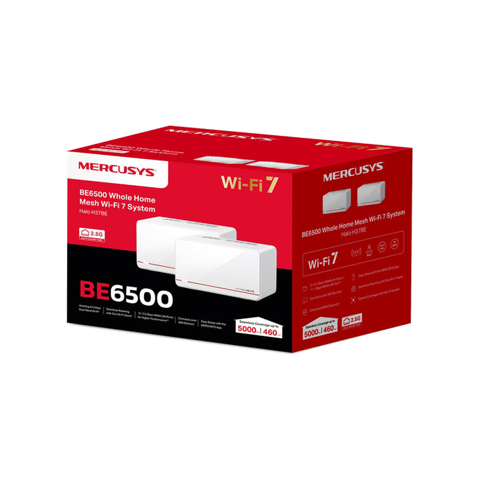 MESH СИСТЕМА MERCUSYS Halo H37BE 2-pack Dual-band, WI-FI 7, Gigabit