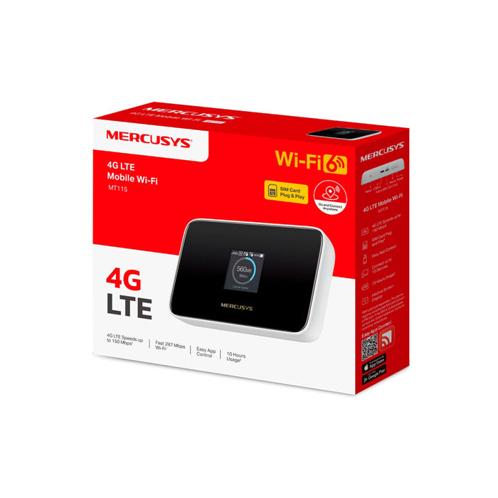 РУТЕР MERCUSYS MT115 Single-band, WI-FI 6