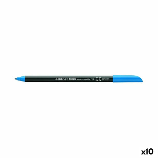 Маркер Edding 1200 Metallic Син (10 броя)