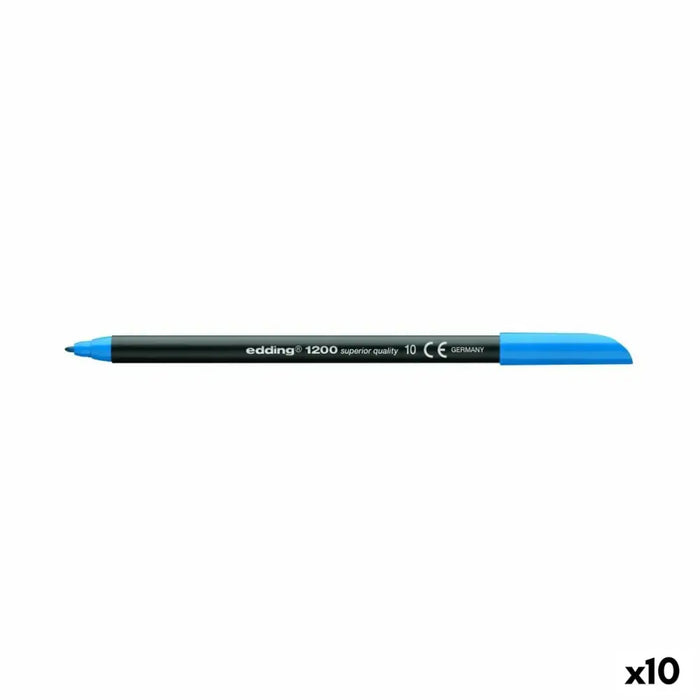 Маркер Edding 1200 Metallic Син (10 броя)