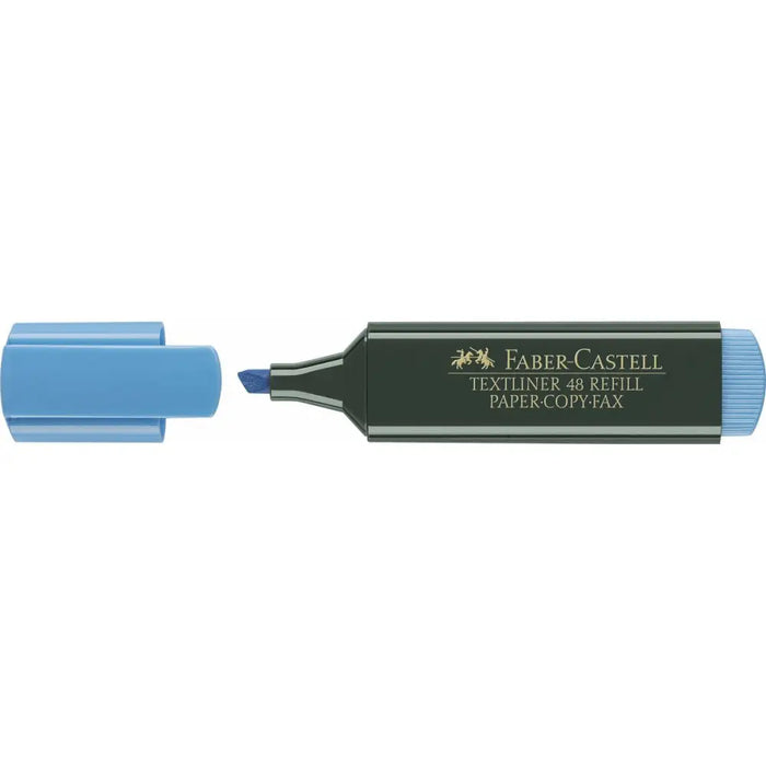 Маркер Faber-Castell TEXTLINER 48 Син (10 броя)