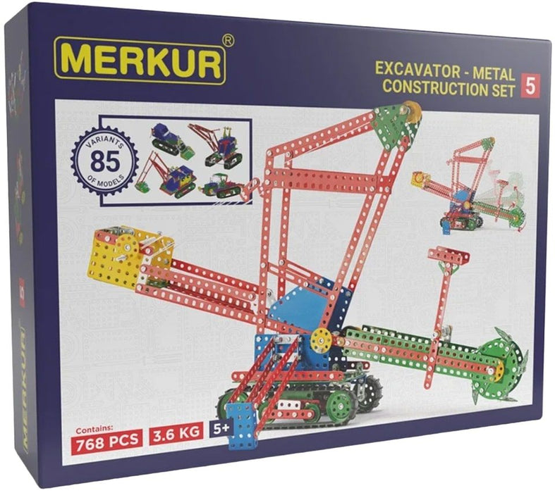 Метален конструктор Merkur - Строителни машини, 768 части