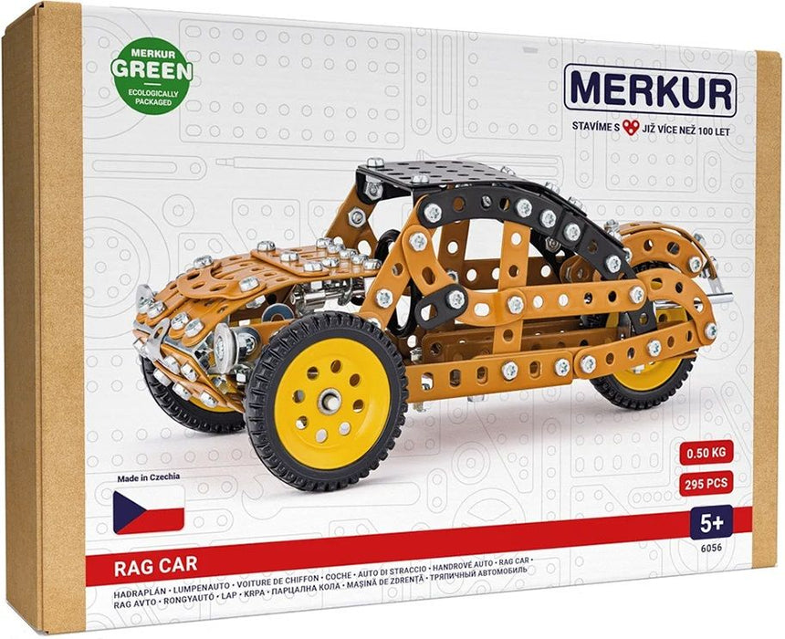 Метален конструктор Merkur - Кола с реактивен двигател, 295 части