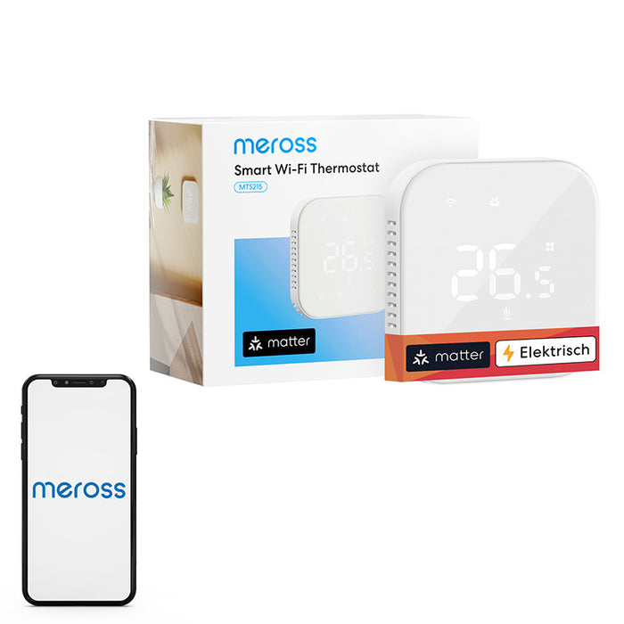 Интелигентен термостат WiFi Meross MTS215MA(EU) (Matter)
