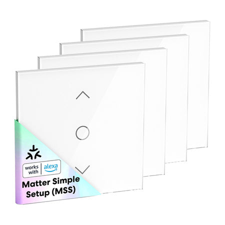 MEROSS MRS100MA(EU) Smart Wi-Fi (Matter) превключвател за ролетни щори (4 броя)