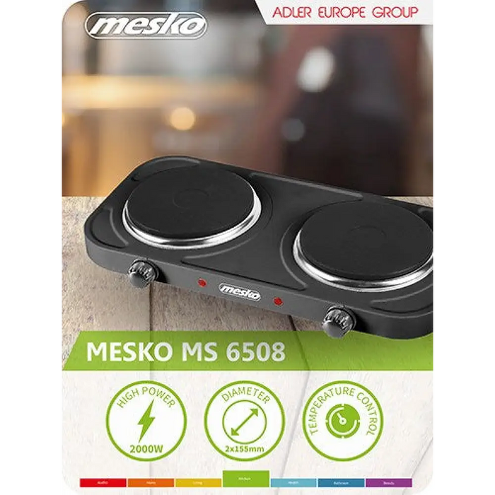 Mesko Home MS 6509 котлон Черен плот Запечатана плоча 2